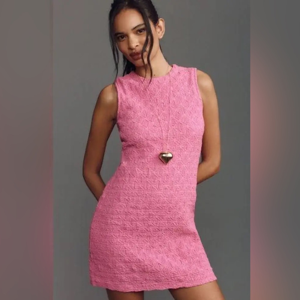 Anthropologie Porridge dress. Pink. Size Small. Worn once.